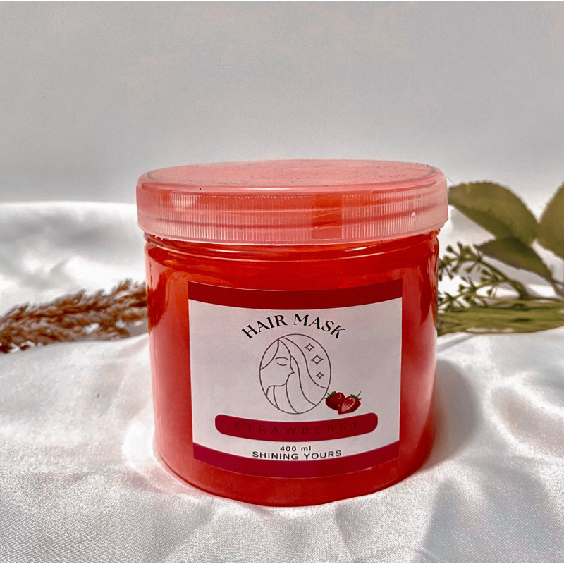 Hair Mask Strawberry | Creambath | Masker Rambut Strawberry Ala Salon 200ml, 400ml
