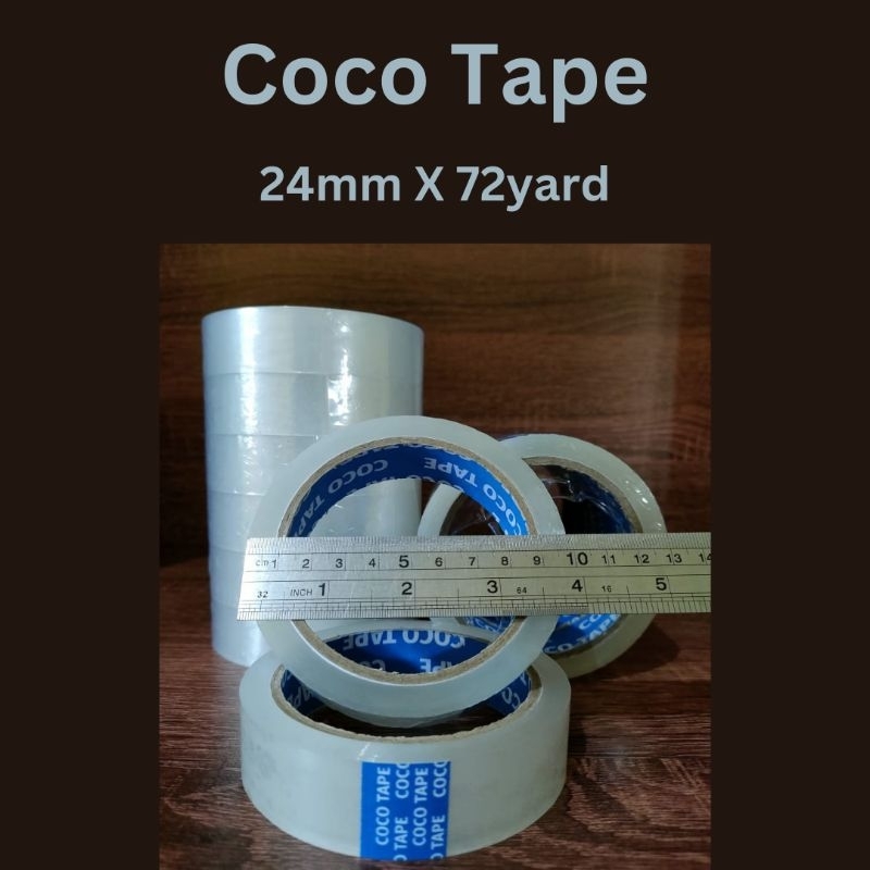 

Lakban Bening Murah 24x72y Setara Daimaru