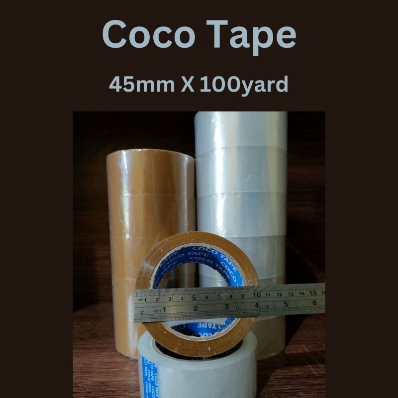 

Lakban Bening Coklat 45x100y Diameter 10.5cm Setara Daimaru