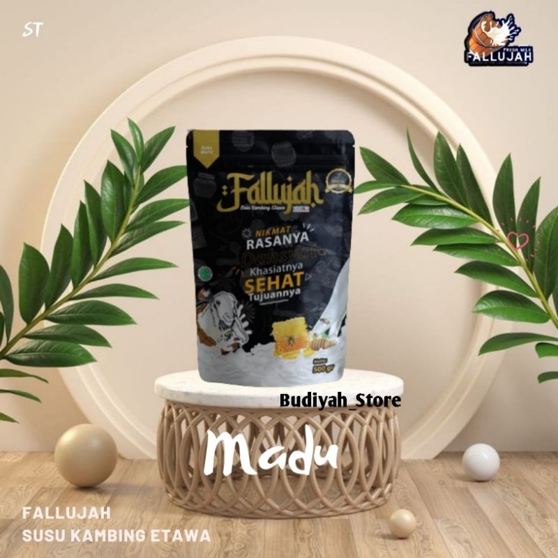 

Susu Kambing Etawa Bubuk Fallujah Rasa Madu 500 gr