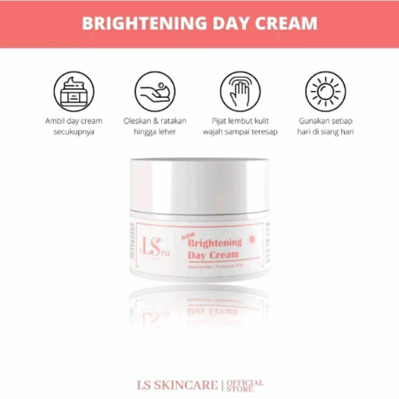 DAY BRIGHTENING ls skincare cream pemutih sunblok glowing bpom