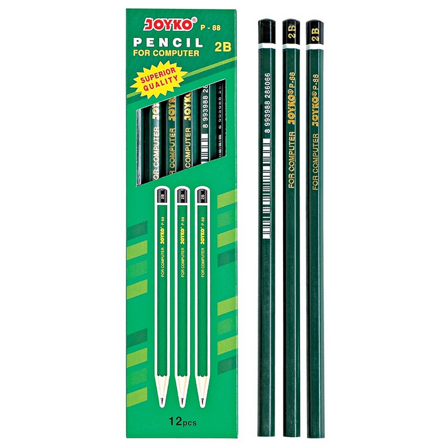 

1 pcs pensil 2b joyko p-88 hijau