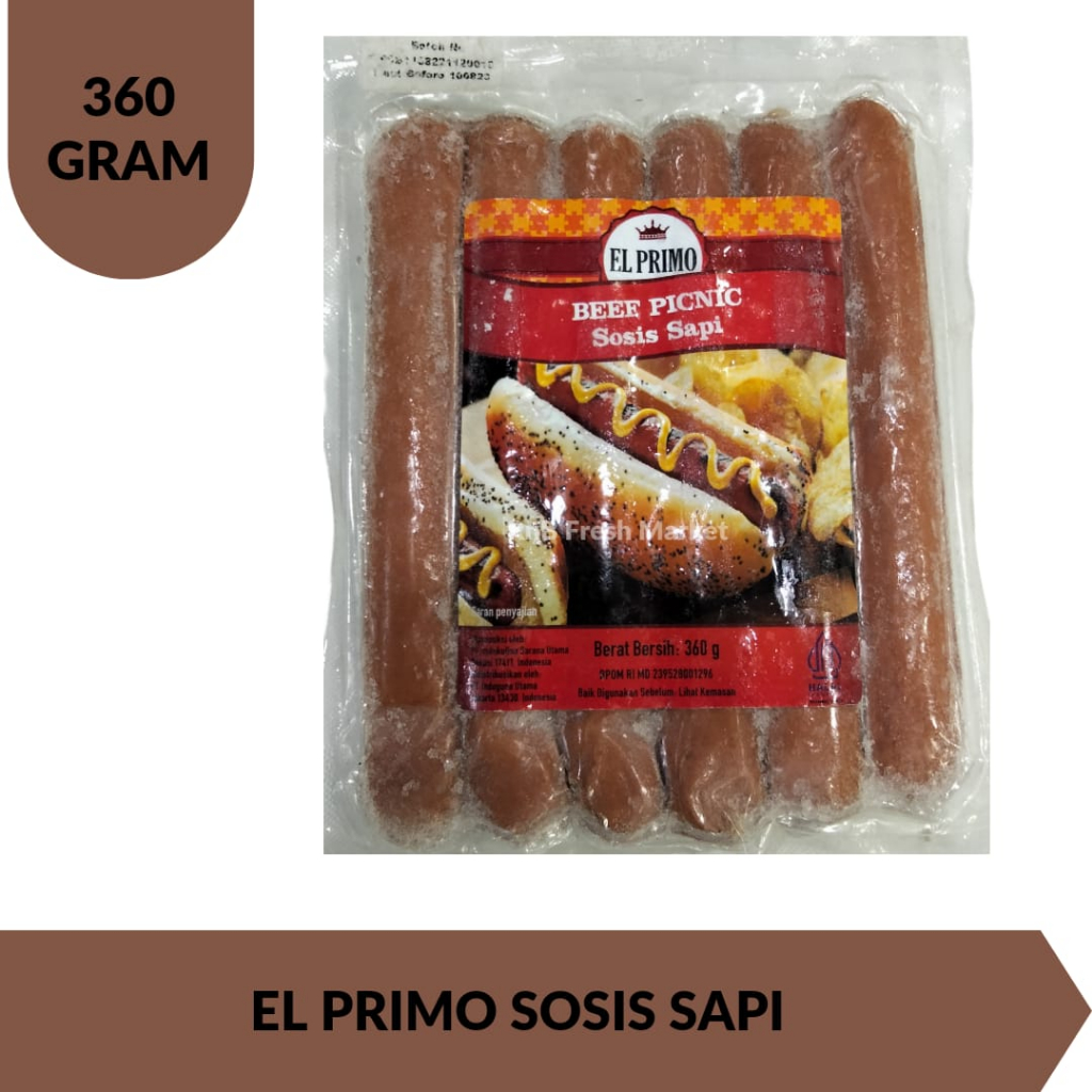 

El Primo Sosis Sapi 360 Gram