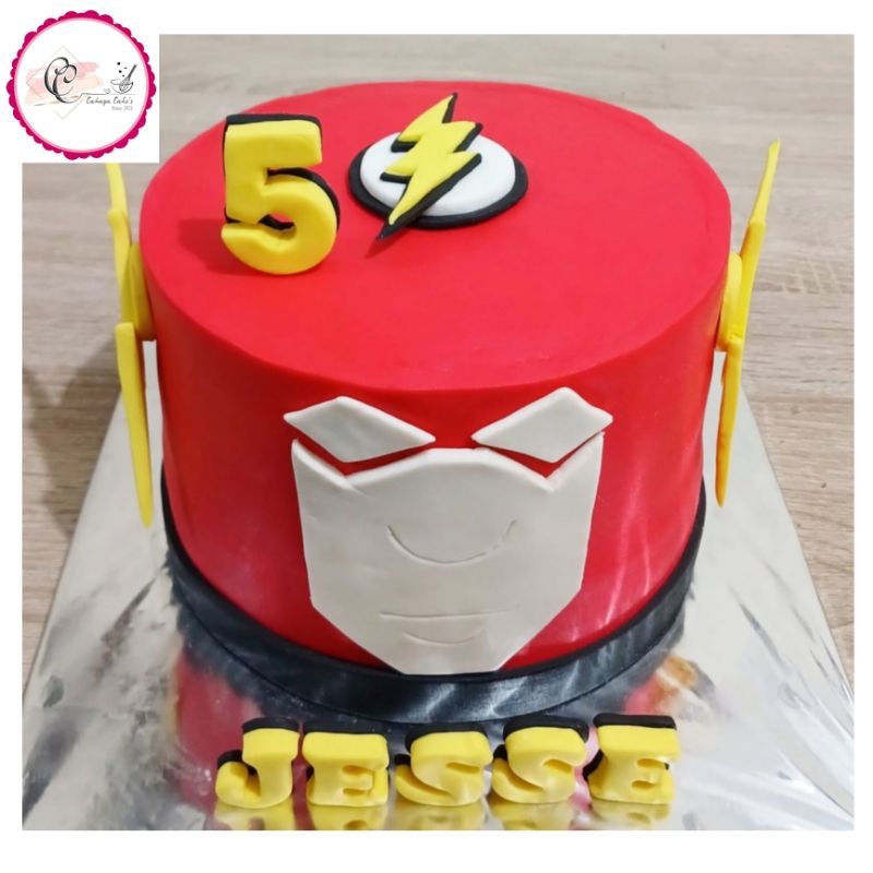 

The Flash Cake / Kue Ulang Tahun Flash / Kue Ultah The Flash