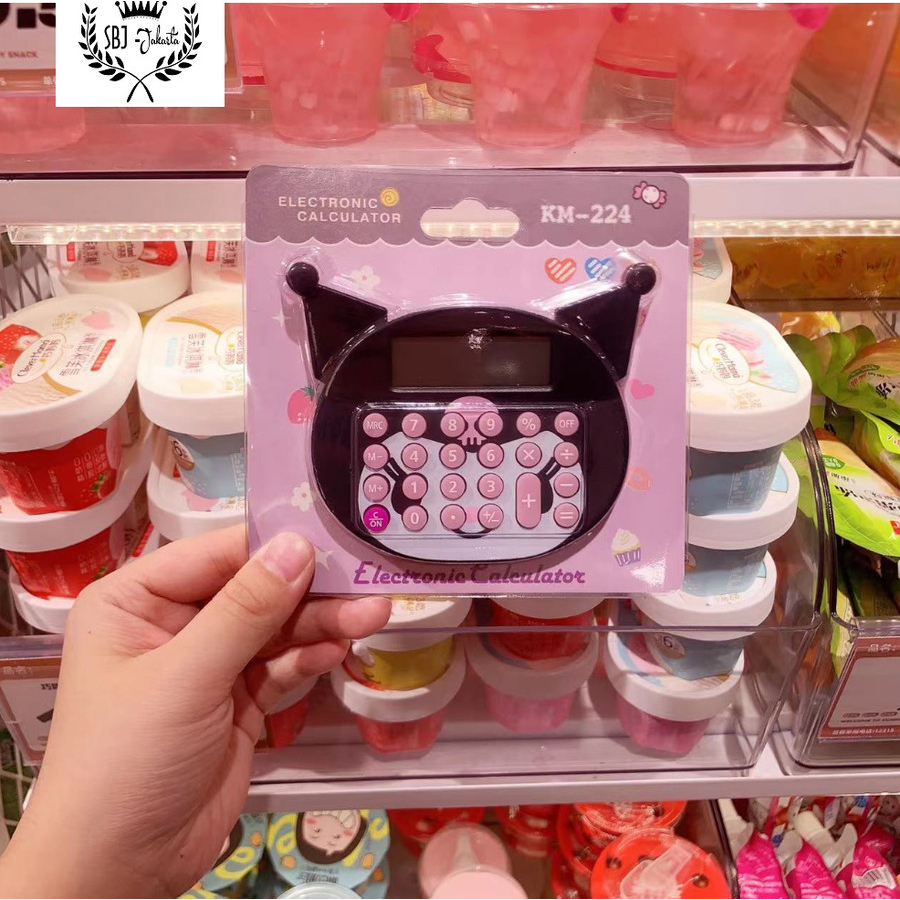 

Kalkulator 8 digit sanrio kuromi portable lucu hadiah gift