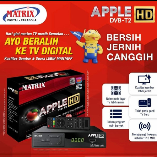 SET TOP BOX TV DIGITAL / STB TV DIGITAL / STB MATRIX / STB SANEX / STB WELHOME / SET BOX TV DIGITAL / STB MATRIX APPLE DVBT2 / STB MATRIX APPLE MERAH / SETOP BOX TV DIGITAL / SET TOP BOX TV TABUNG