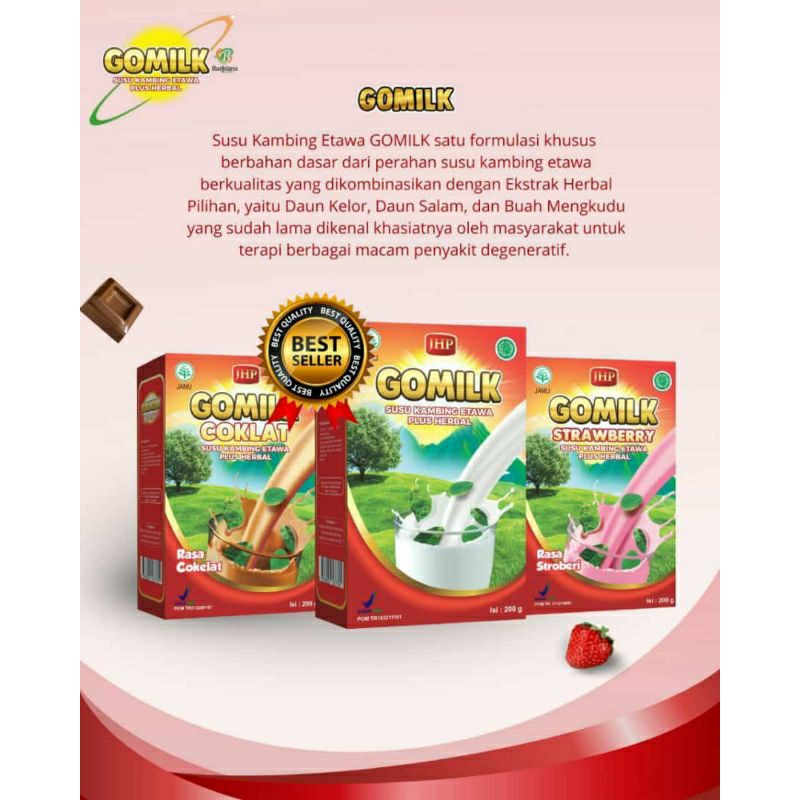 

SUSU ETAWA GOMILK PLUS HERBAL