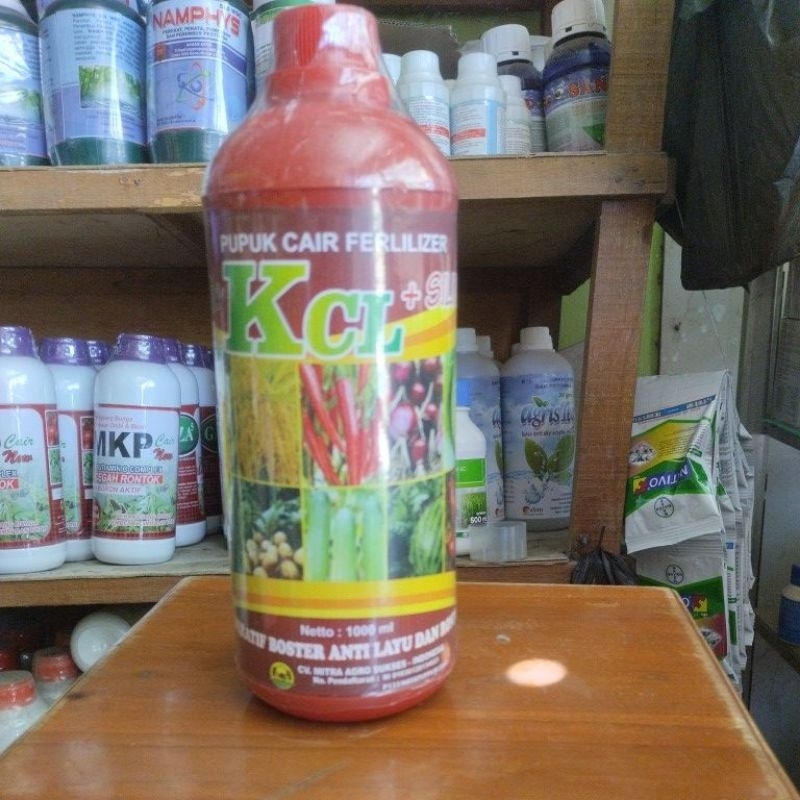 Pupuk Kcl cair semprot 1 lt bio kcl plus silika