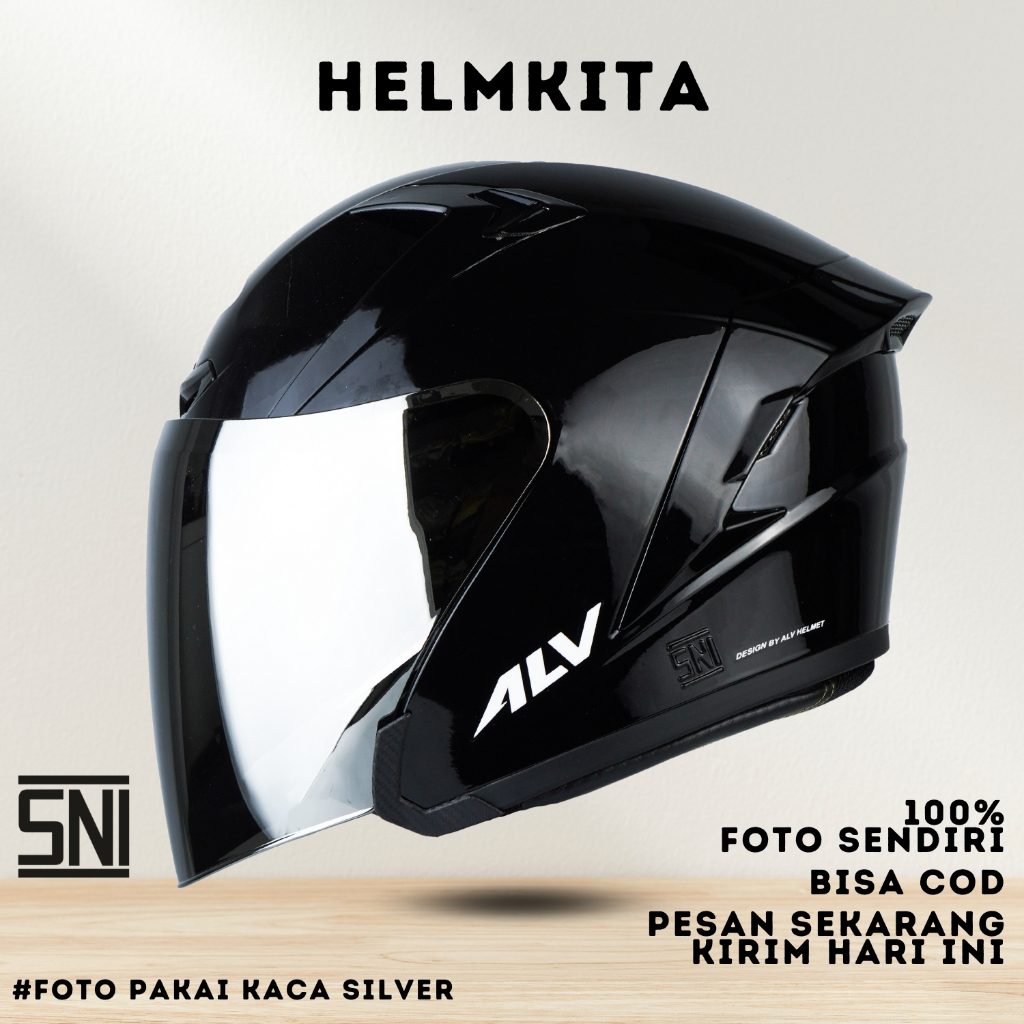 HELM ALV ULTRON HELM HALF FACE HELM SNI