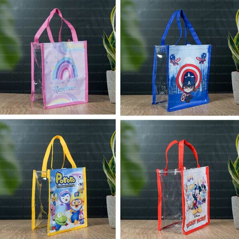 

Ready Tas Mika kombinasi Karakter Tas Ultah Souvenir