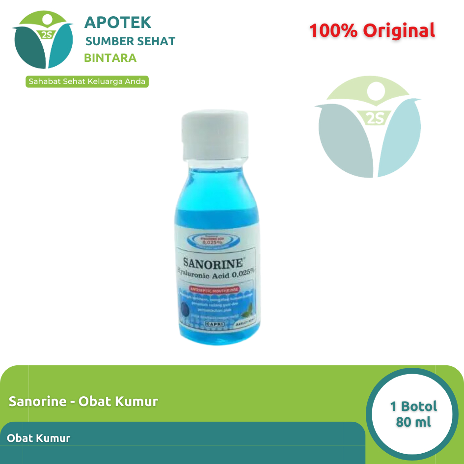 Sanorine Obat Kumur 80 ml
