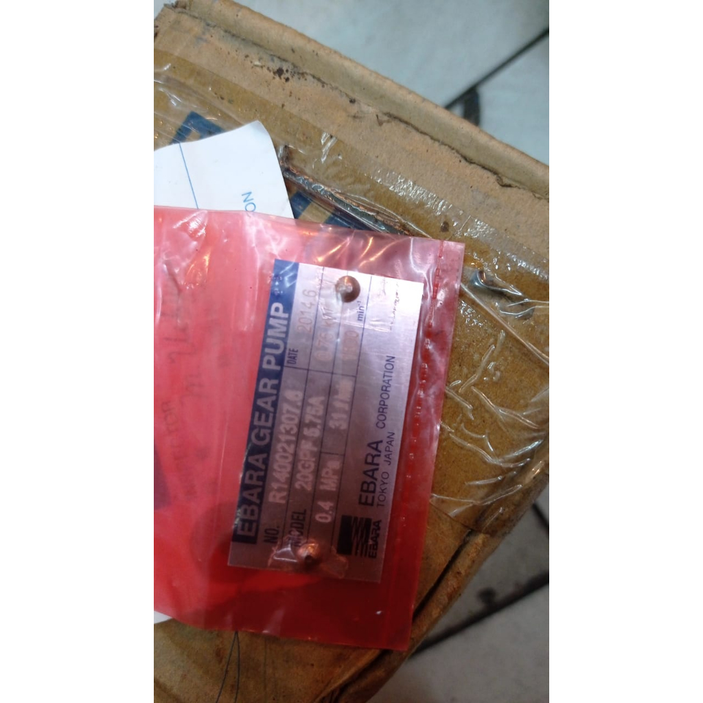 EBARA gear pump  20GPF