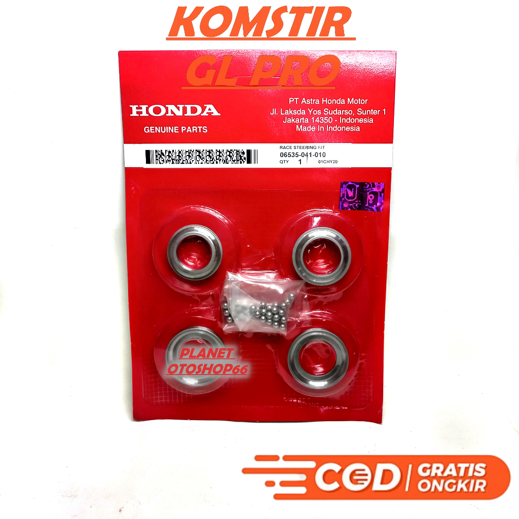 KOMSTIR BEARING HONDA GL PRO / MEGA PRO / WIN / TIGER / COMSTIR GL PRO / COMSTIR MEGAPRO / COMSTIR W