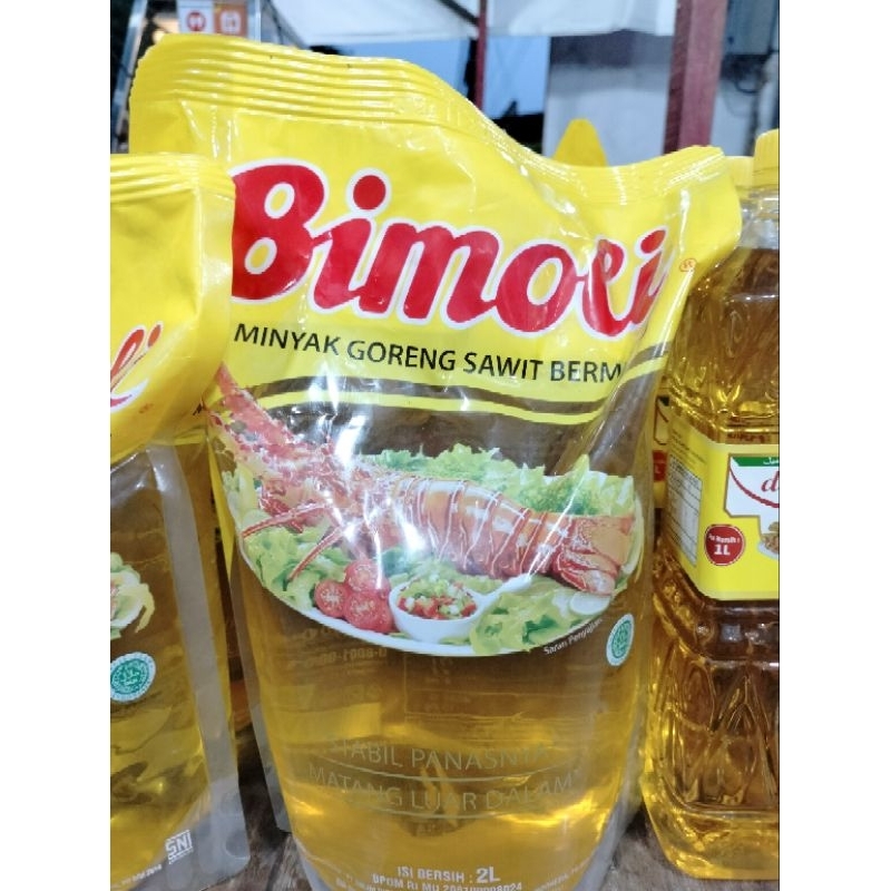 

Minyak goreng Bimoli 2 liter