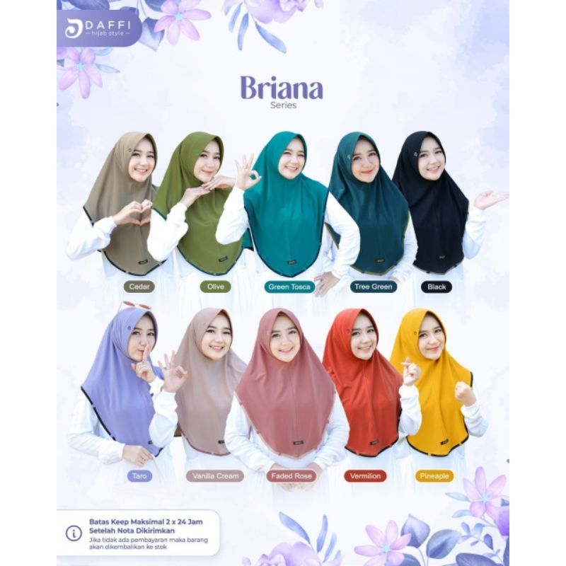 Briana Daffi hijab terbaru.