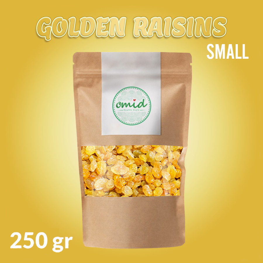 

250 gr - Golden Raisin Small | Kismis Kuning ukuran Kecil