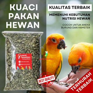 KWACI KUACI BUNGA MATAHARI PAKAN BURUNG HAMSTER MURAH 1KG GROSIR
