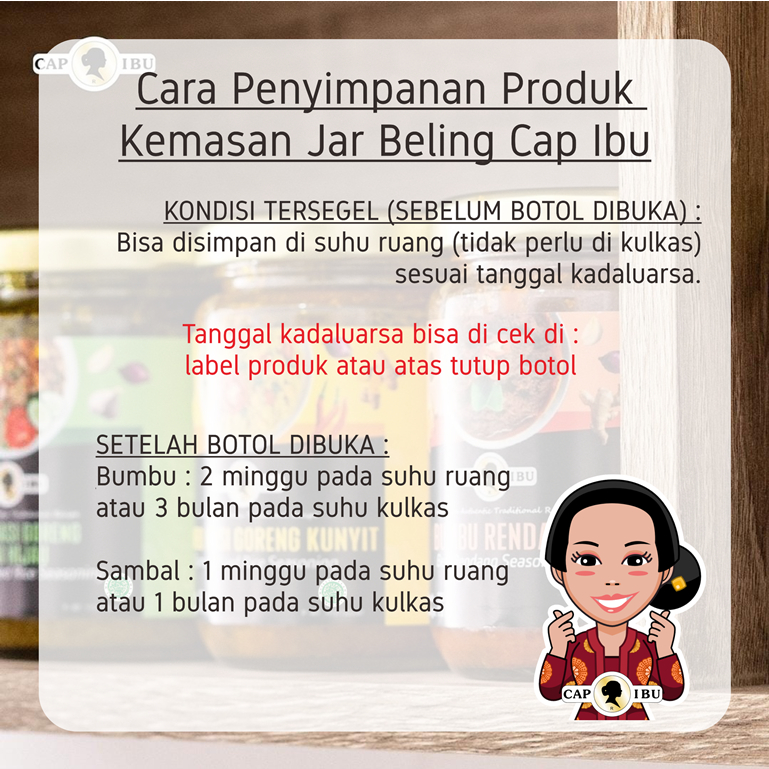 CAP IBU Bumbu Gulai Ikan Kemasan Jar Beling