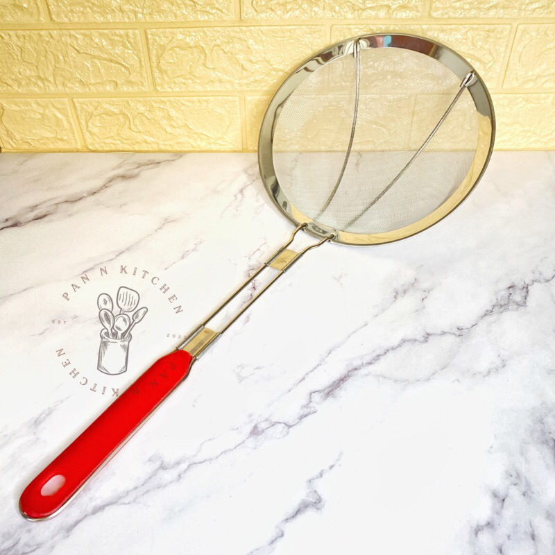 (24 cm) Saringan Gorengan/ Serok Penggorengan/ Serok Minyak/ Saringan Bawang