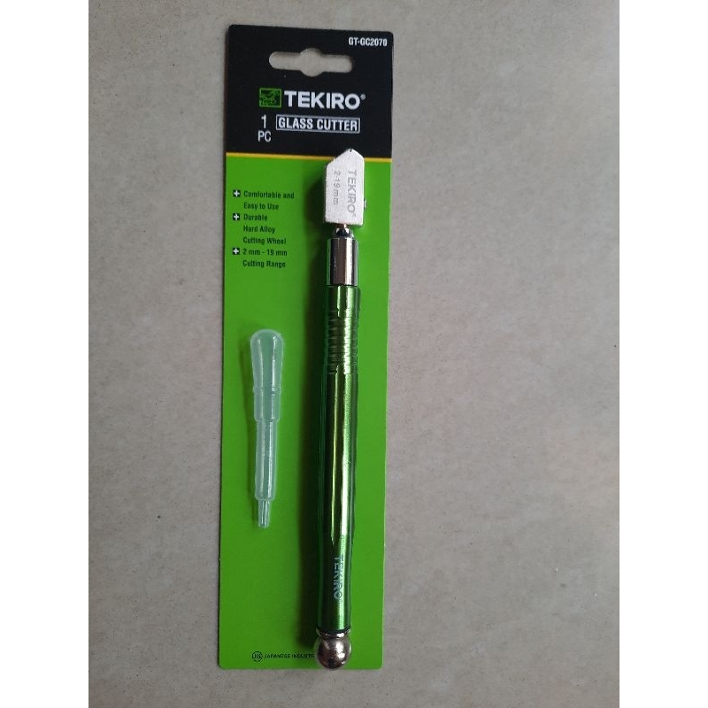 Pisau Pemotong Kaca 2 - 19mm (Glass Cutter) Tekiro