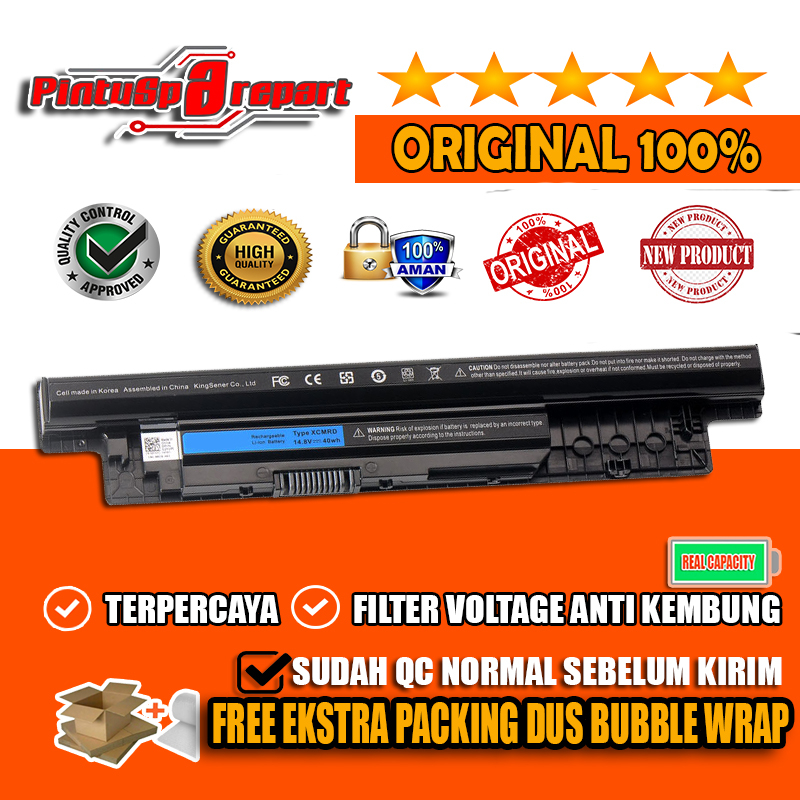 BATERAI LAPTOP DELL XCMRD ORIGINAL