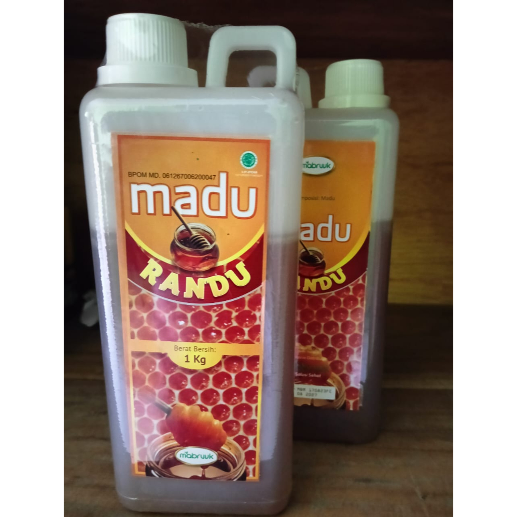 Maem_Yummy Madu Randu Mabruuk Murni Bpom 1Kg & 850Gr