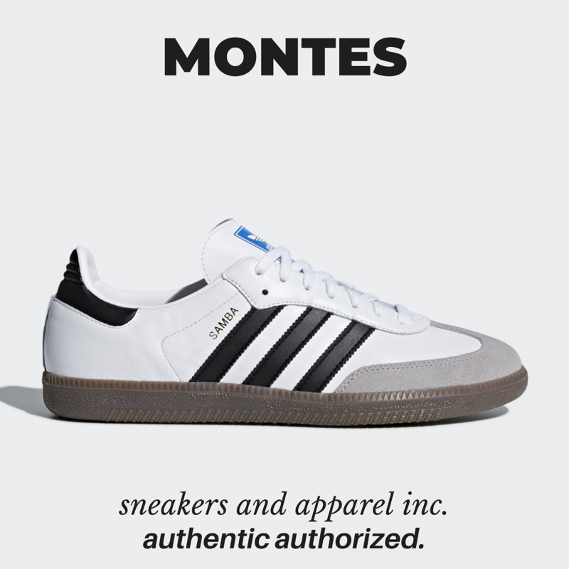 Sepatu Adidas Samba OG White Black Gum Original | Sepatu Casual Adidas