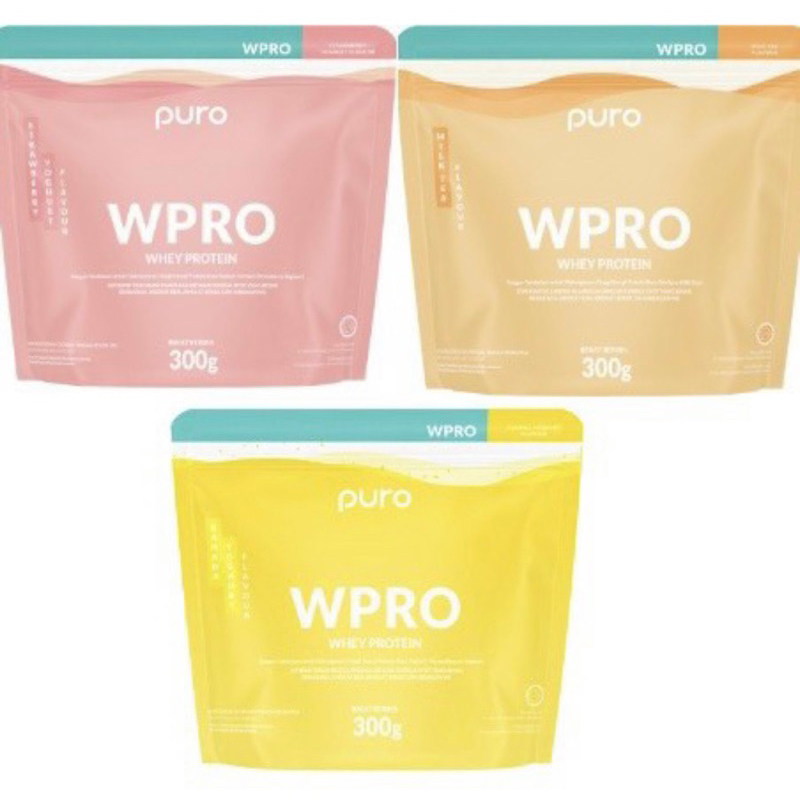 PURO Wpro 600gr Susu Protein Whey Concentrate BPOM