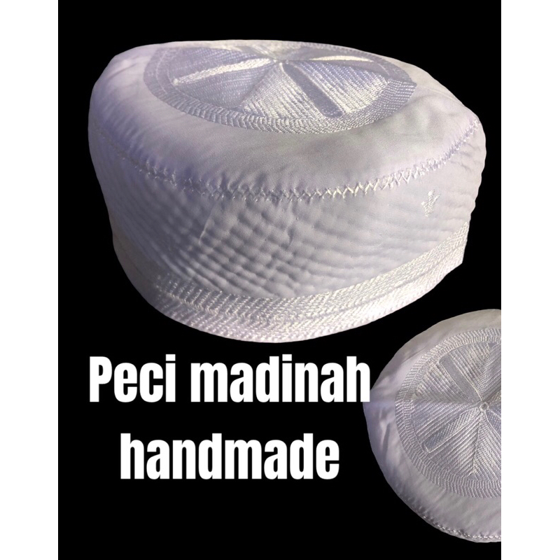 peci madinah original handmade sumtangan/peci bugis/bangladesh