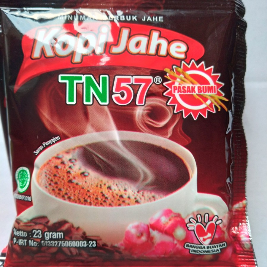 

KOPI Jahe TN57 Per RENCENG - Minuman serbuk jahe dengan pasak bu mi