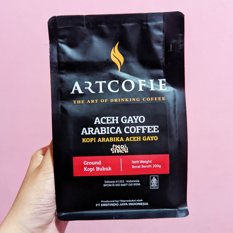 

Artcofie Kopi Bubuk Arabica Coffee 200gr / Aceh Gayo / Toraja / Papua Wamena