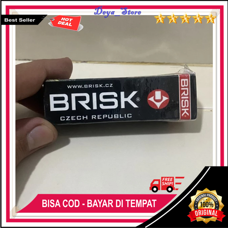 Busi Brisk Satria FU Cooper Aerox Nmax Pcx Lexi R25 Ninja 250 Original Busi Brisk Racing Berkualitas
