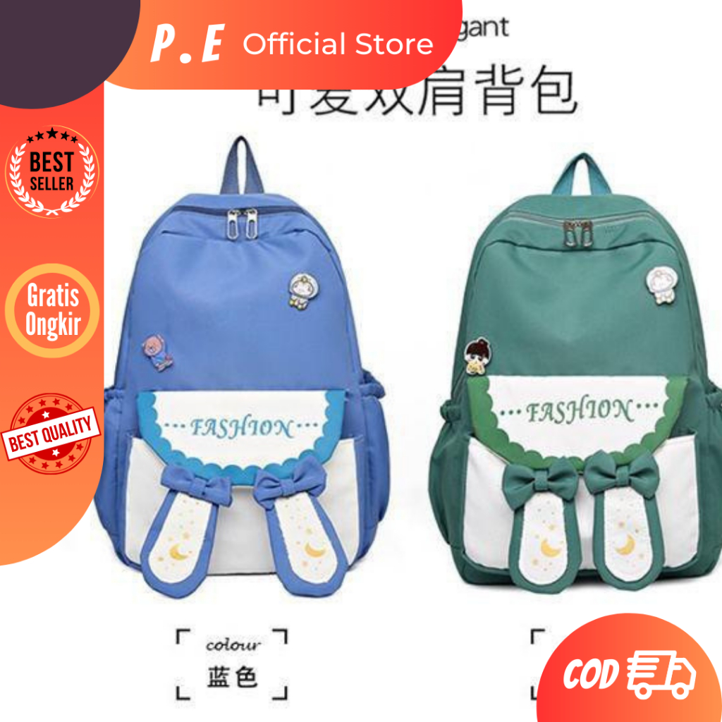 TAS RANSEL ANAK SEKOLAH IMPORT R1987 TAS RANSEL FASHION SEKOLAH ANAK PEREMPUAN TAS KEKINIAN