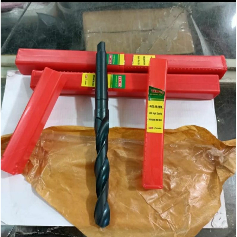 Mata bor taper 22,5 mm hss -mata bor besi