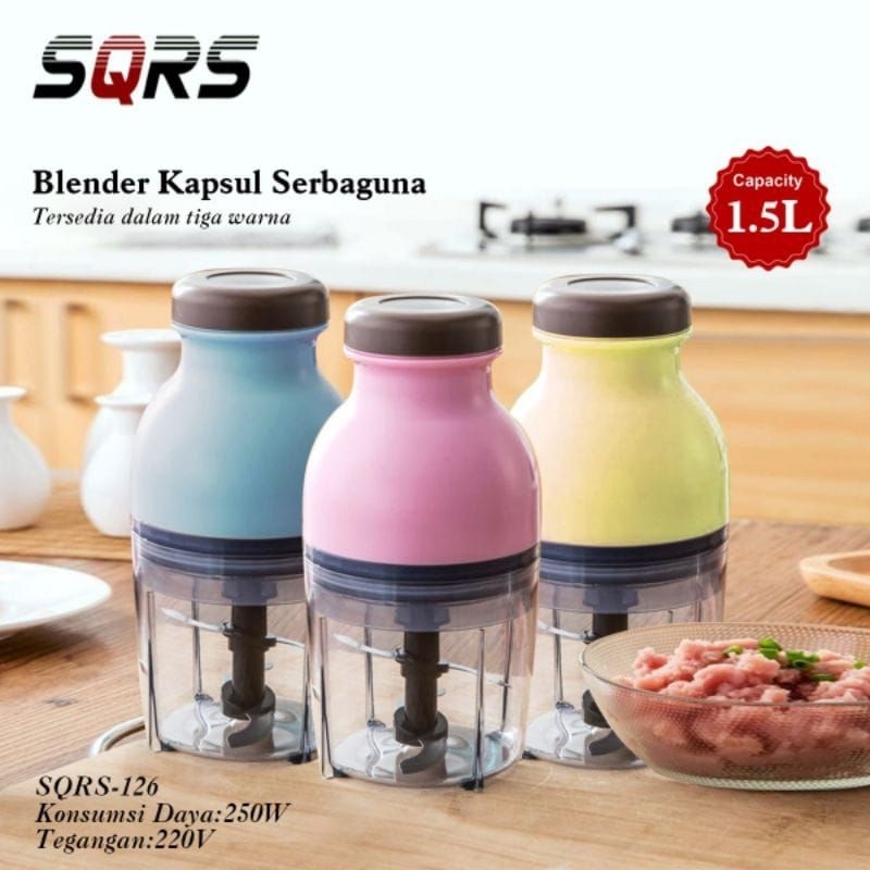 Blender Kapsul Serbaguna SQRS / SQRS Blender Buah Dan Daging