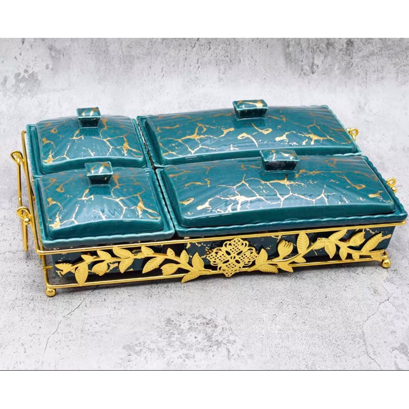 Wadah saji carresoule / Basi set marble fiorenza 872