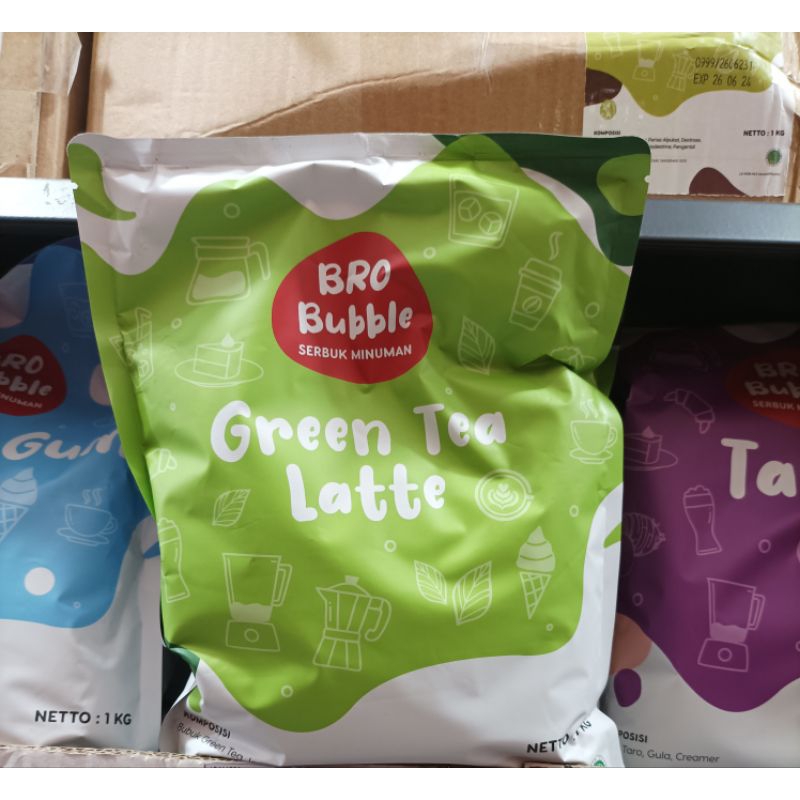

Bubuk Minuman Bro Bubble Rasa Green Tea 1kg