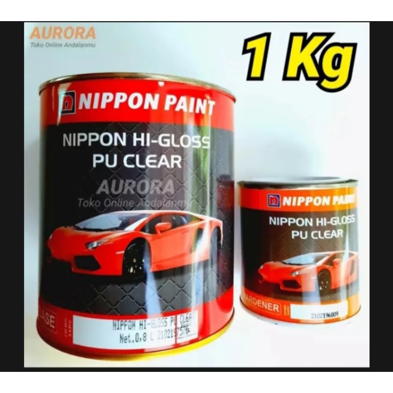 CLEAR NIPPON HI GLOSS PU PERNIS NIPPON 1KG + HARDENER