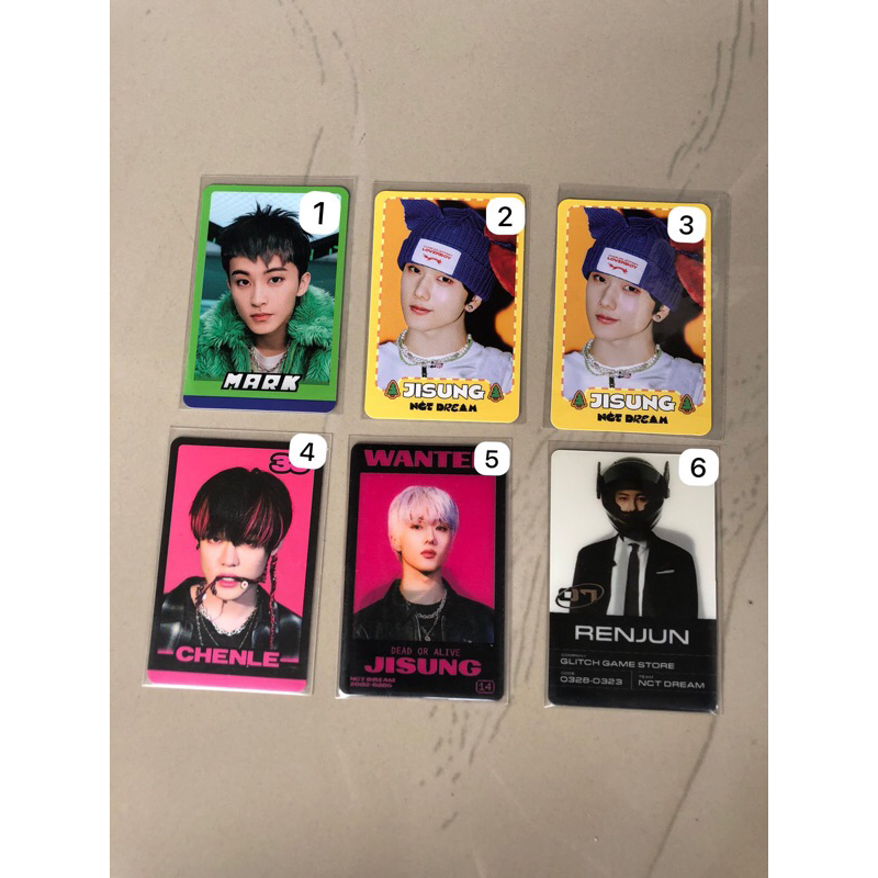 Photocard lenti,konsep mark jisung chenle renjun