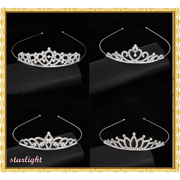 Mahkota Anak Perempuan Bando Mahkota Wanita Korea Fashion Bando Princess / Bandana Mahkota / Mahkota