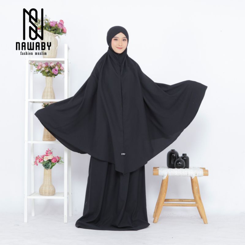 NAWABY - Mukena Traveling Zunaira 2in1 Katun Premium