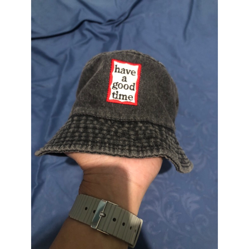 Have A Good Time x New Hattan Bucket Hat (denim)