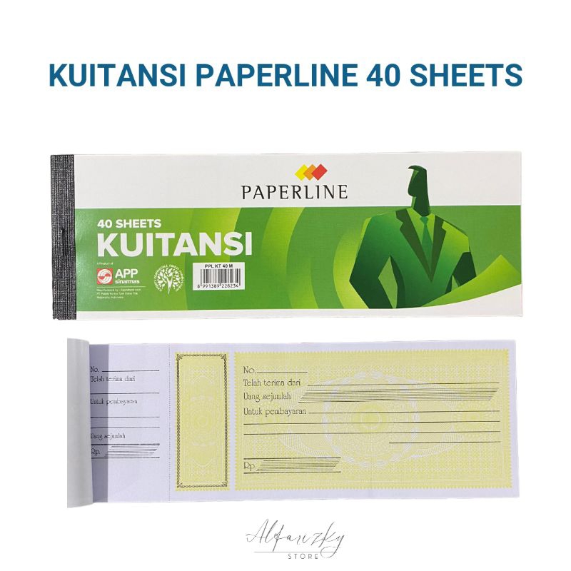 

Kuitansi Paperline Tanggung - Kecil 40 Lembar