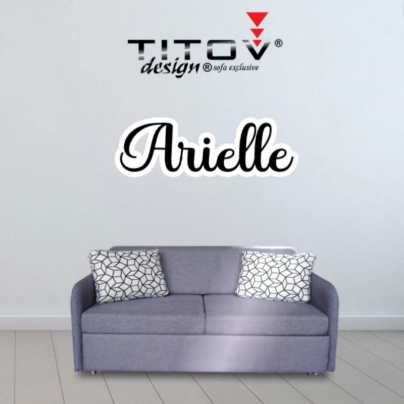 Sofabed Titov Arielle - Sofa Tamu Titov Tipe Arielle uk 200cm - Sofa Bed Murah - Sofa Tamu Minimalis