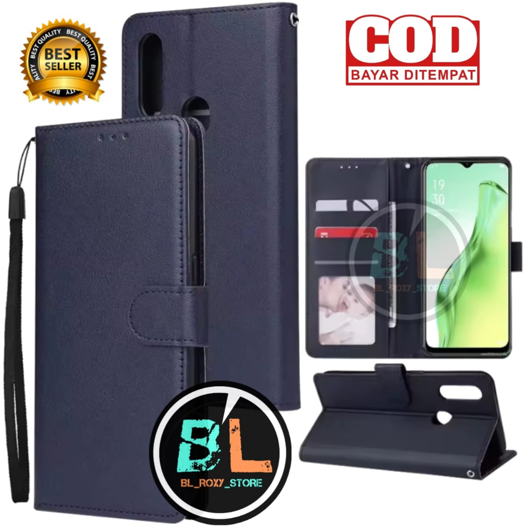 CASE DOMPET KULIT PREMIUM TIPE HP OPPO A31[2022]\CASE FLIP KULIT OPPO A31