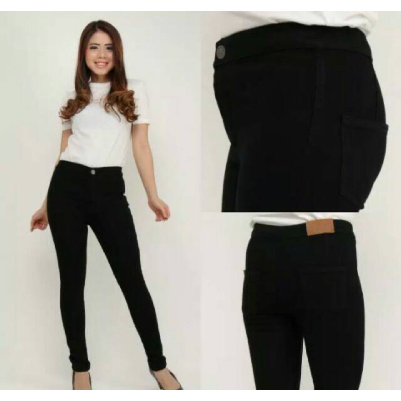 CELANA JEANS HIGHWAIST WANITA MERK GET IT Sz 27-34