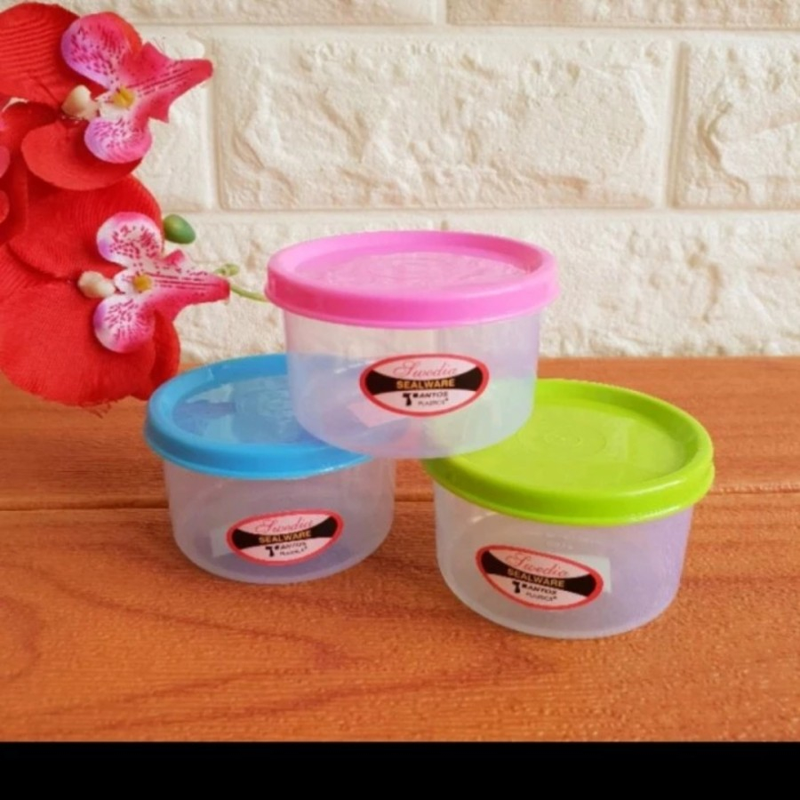 (1pcs) Toples Mini Swedia Bulat 100ml/5076Wadah Bumbu /Kosmetik tantos