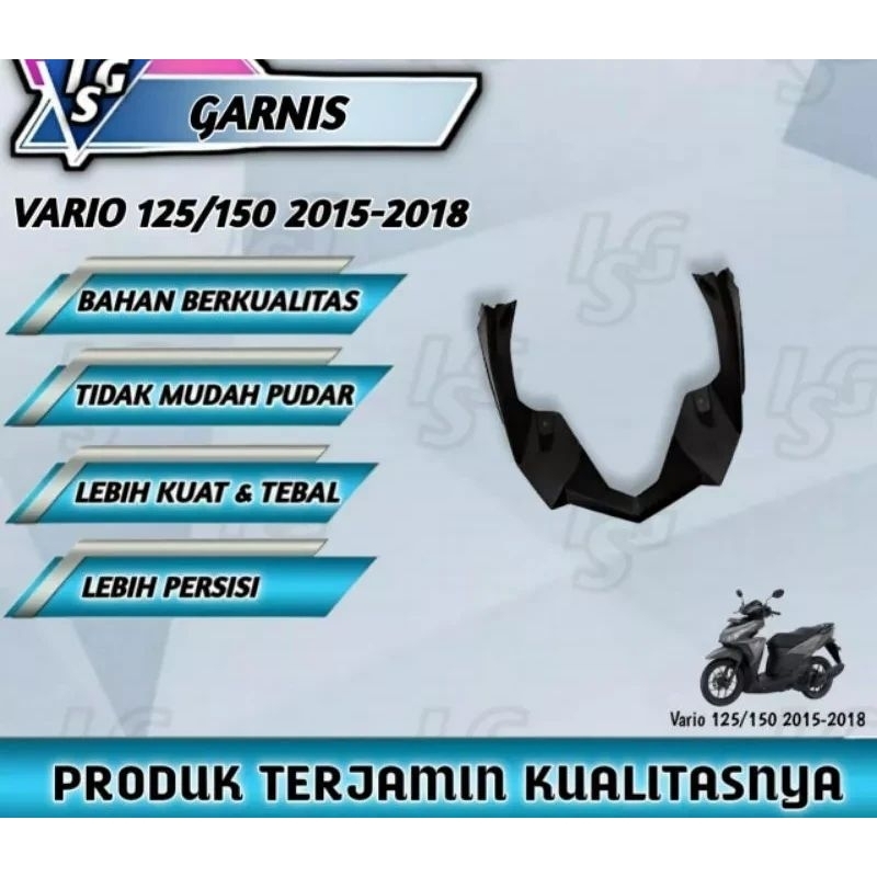 garnis depan bawah lampu/garnis Vario 125/150 LED Vario OLD tahun 2015-2018