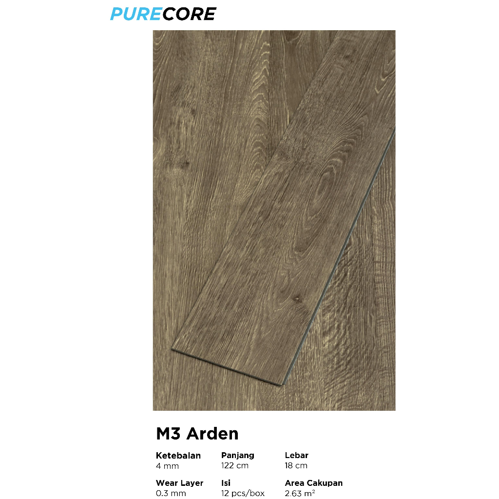SPC Marvel M3 5mm | Parquet Vinyl SPC - Arden | 2.196 M2