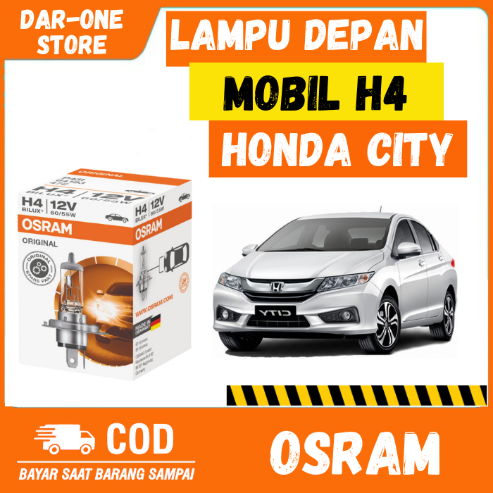 LAMPU DEPAN MOBIL H4 HONDA CITY ORIGINAL OSRAM